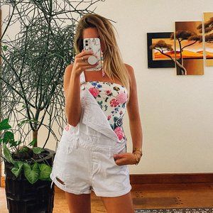 Superdown Carmen Denim Short Overalls